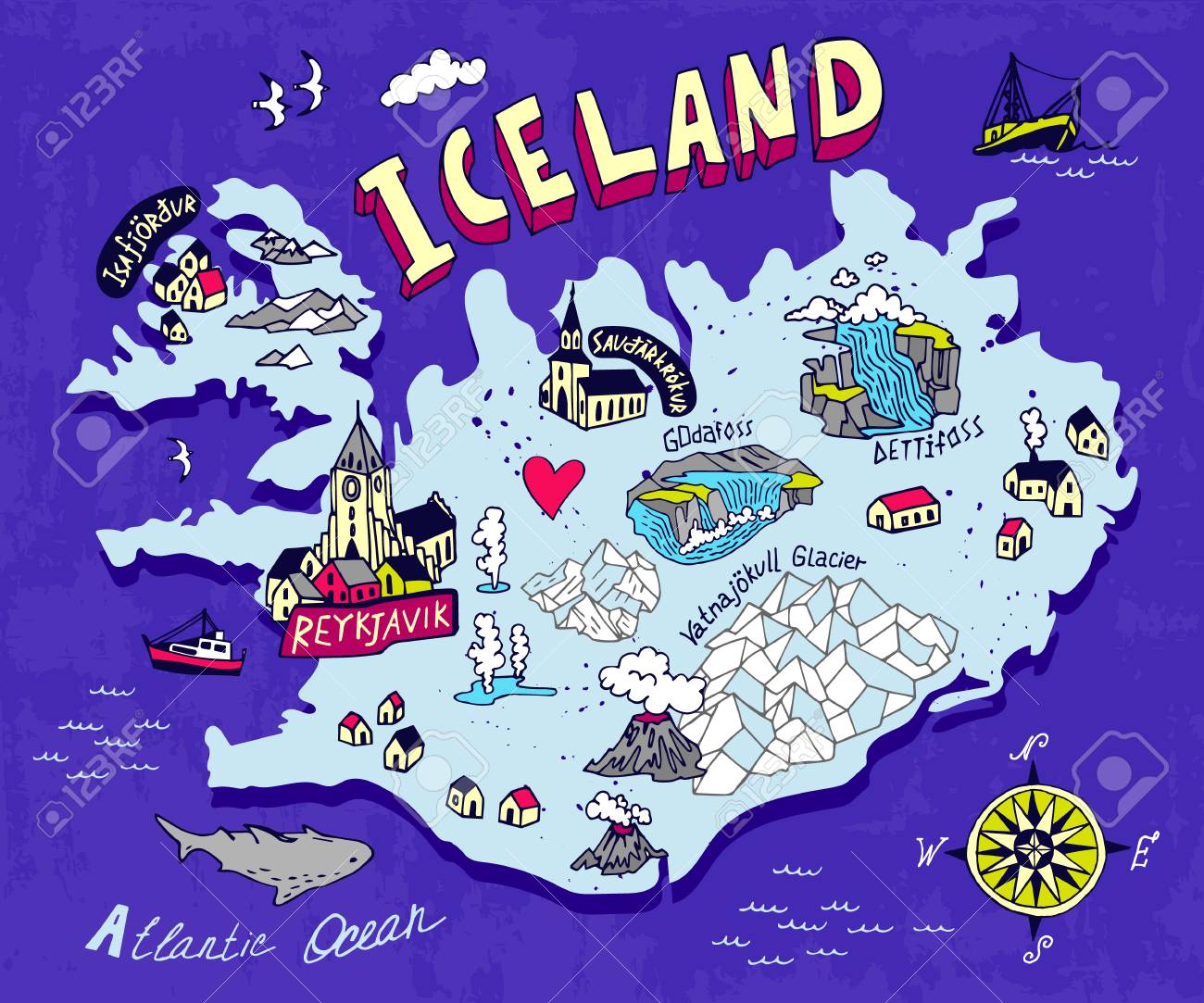 Iceland Map